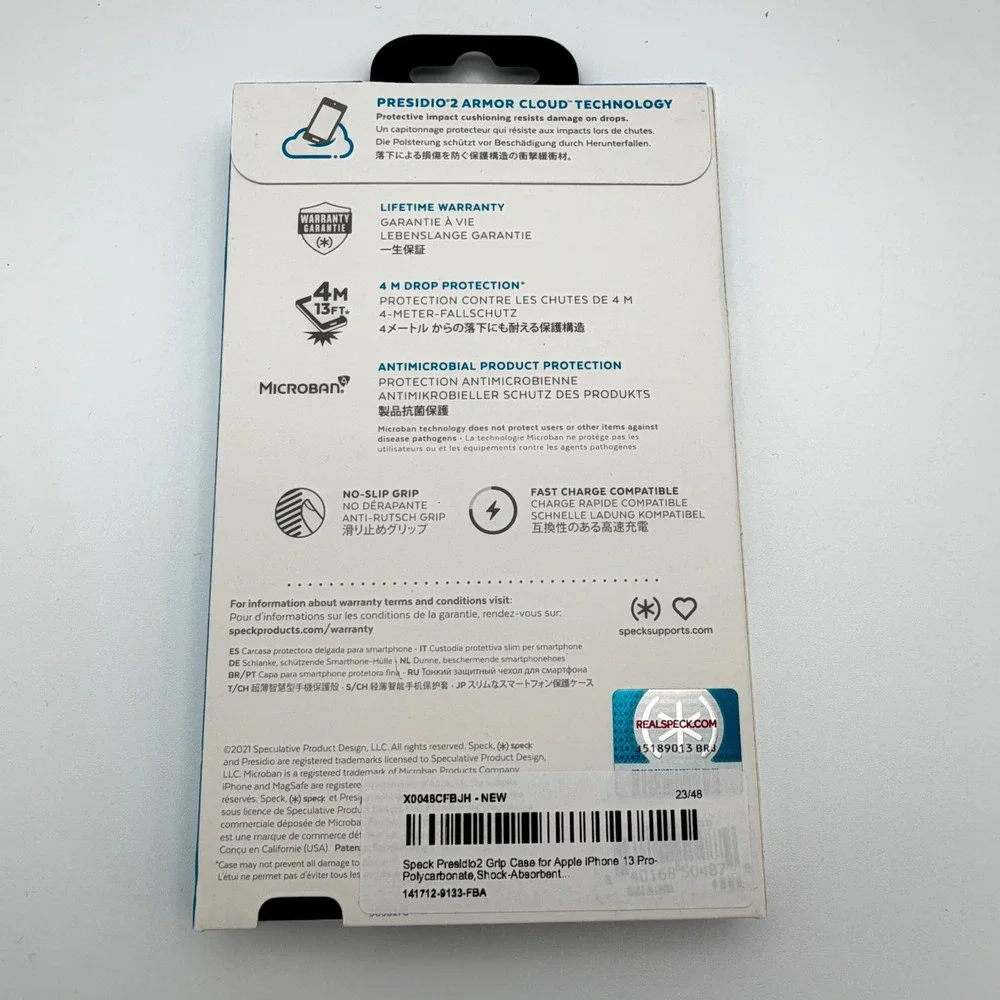 Speck Phone Case iPhone 13 Pro 6.1 MagSafe‎ Presidio2 Grip